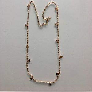 Tory Burch: Long Pendent Necklace in Gold